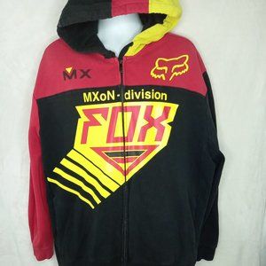 Fox Motocross Racing Ken Roczen Full Zip Hoodie Sweatshirt (2XL)